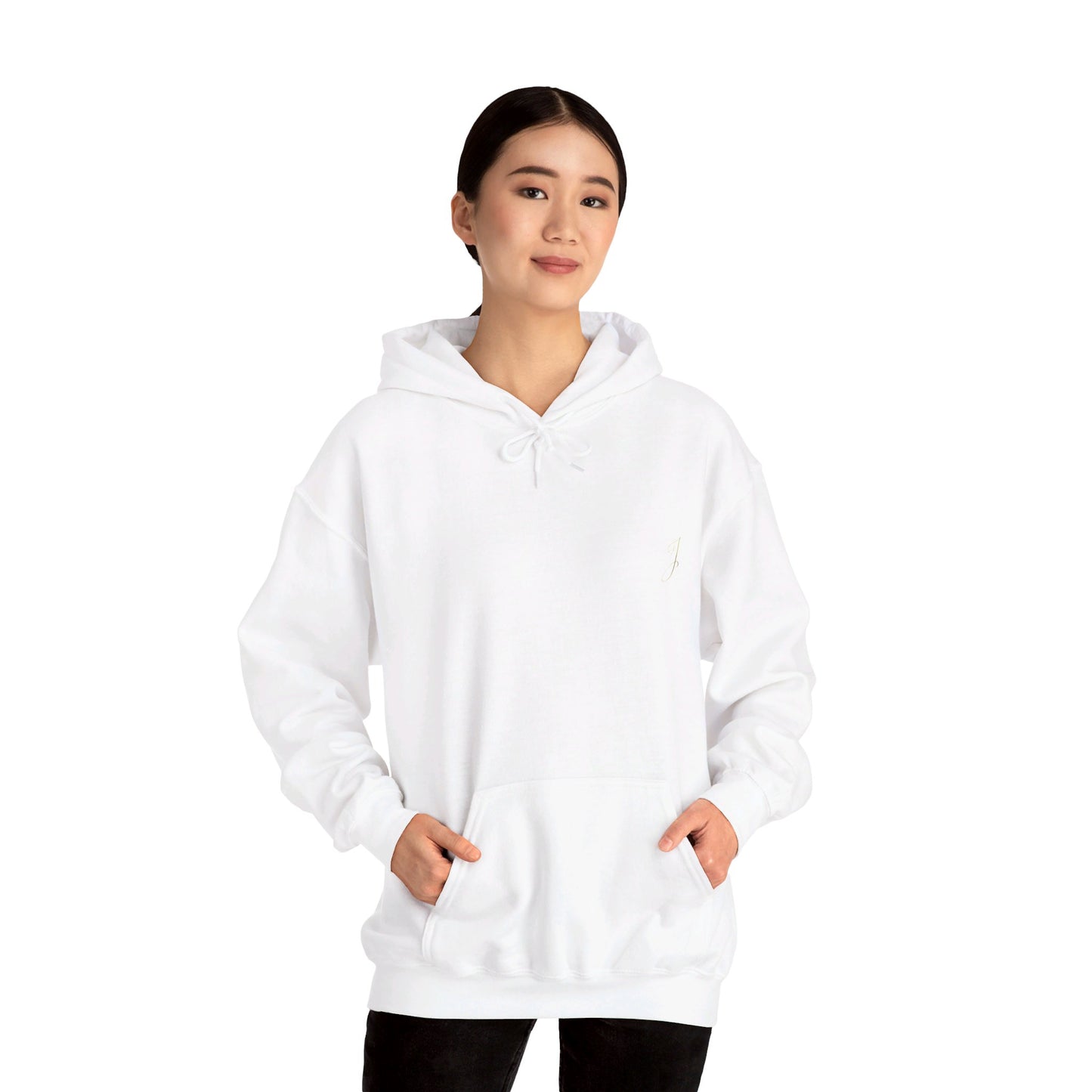 BePurple White Unisex Hooded Sweatshirt