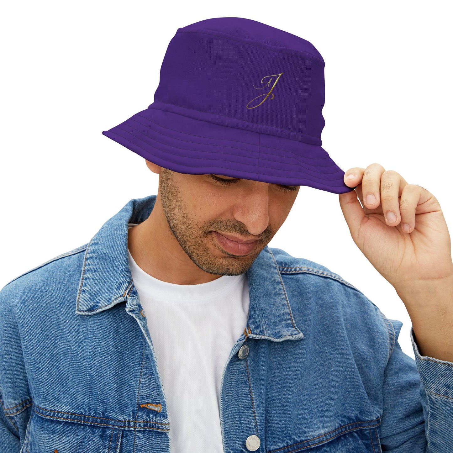 Purple Bucket Hat (AOP)