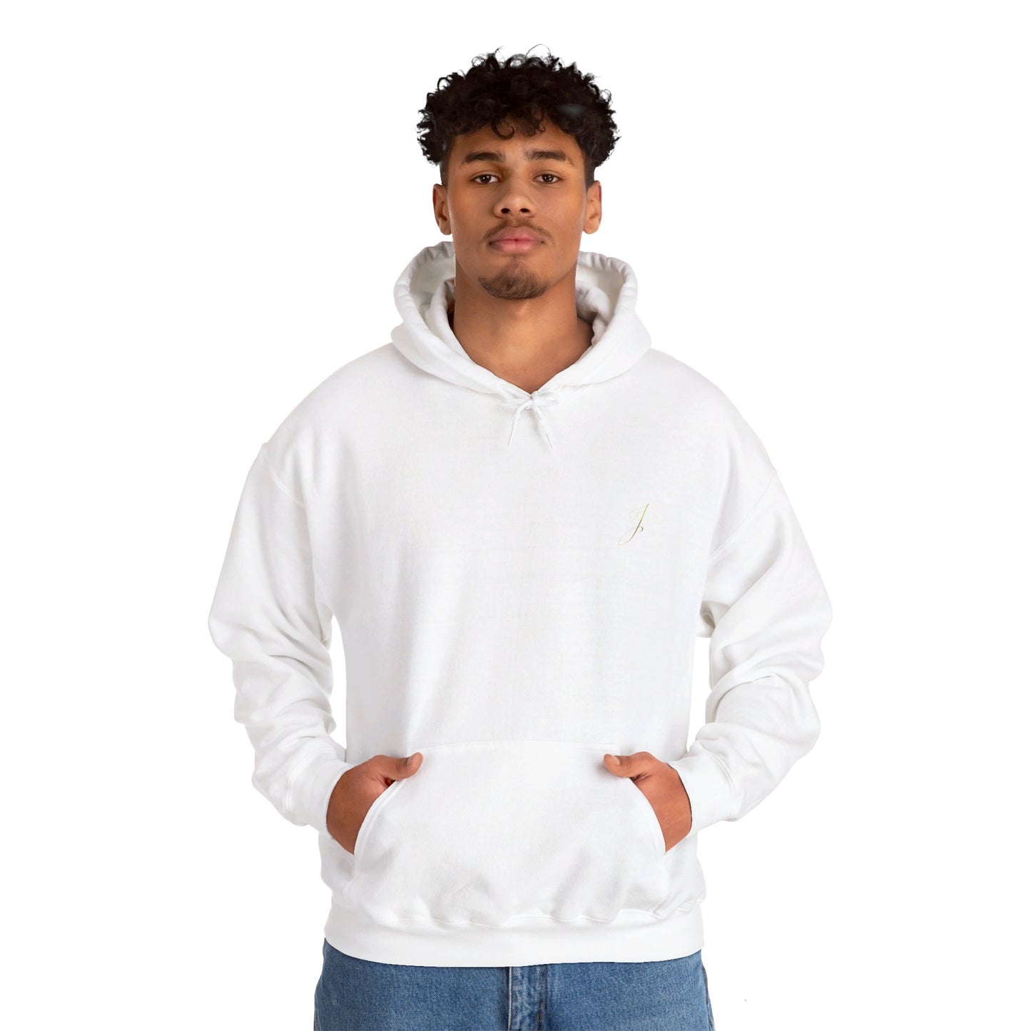 BePurple White Unisex Hooded Sweatshirt